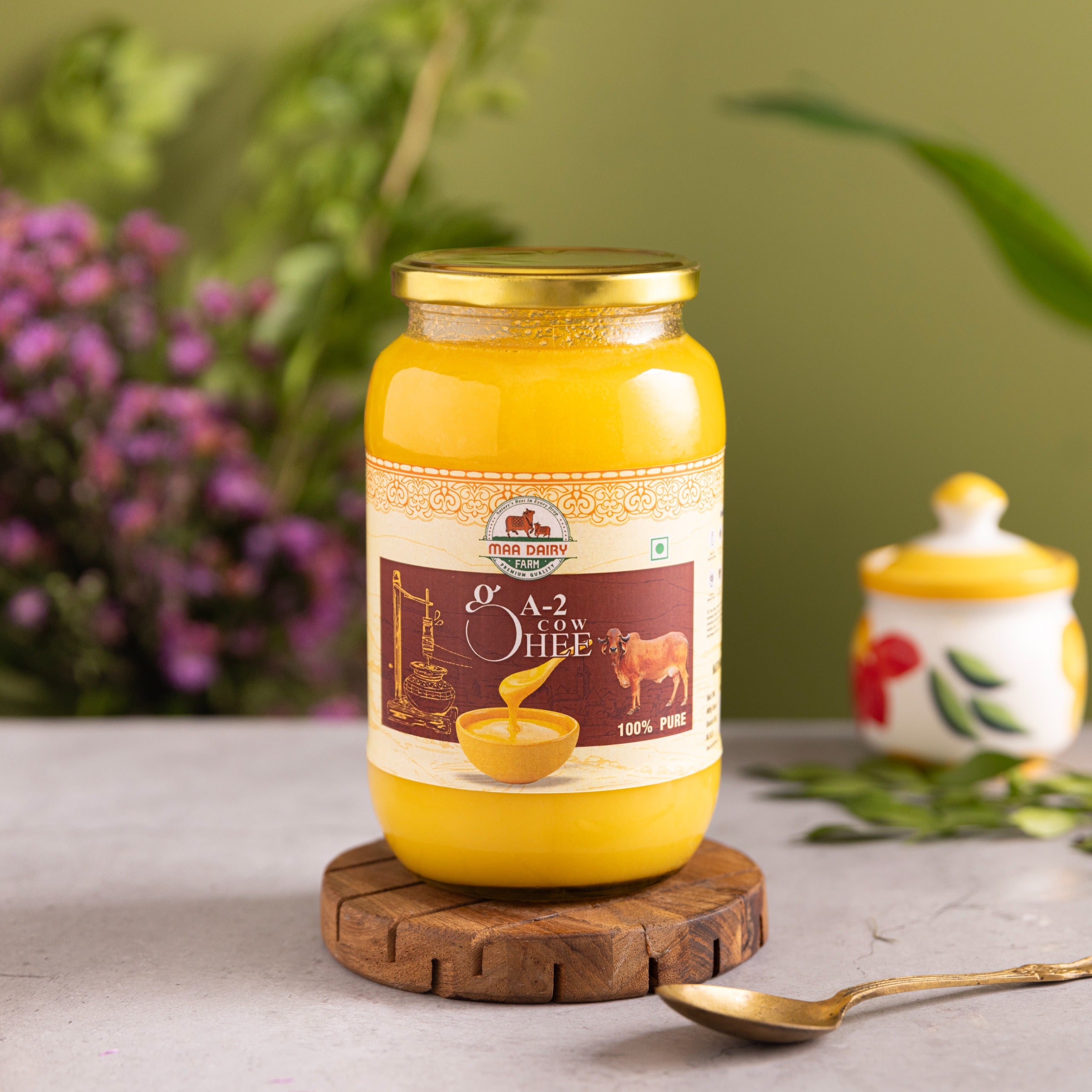 Maa Dairy Farm – A2 Bilona Desi Cow Ghee | 100% Pure & Natural | No Chemicals | Farm-to-Table