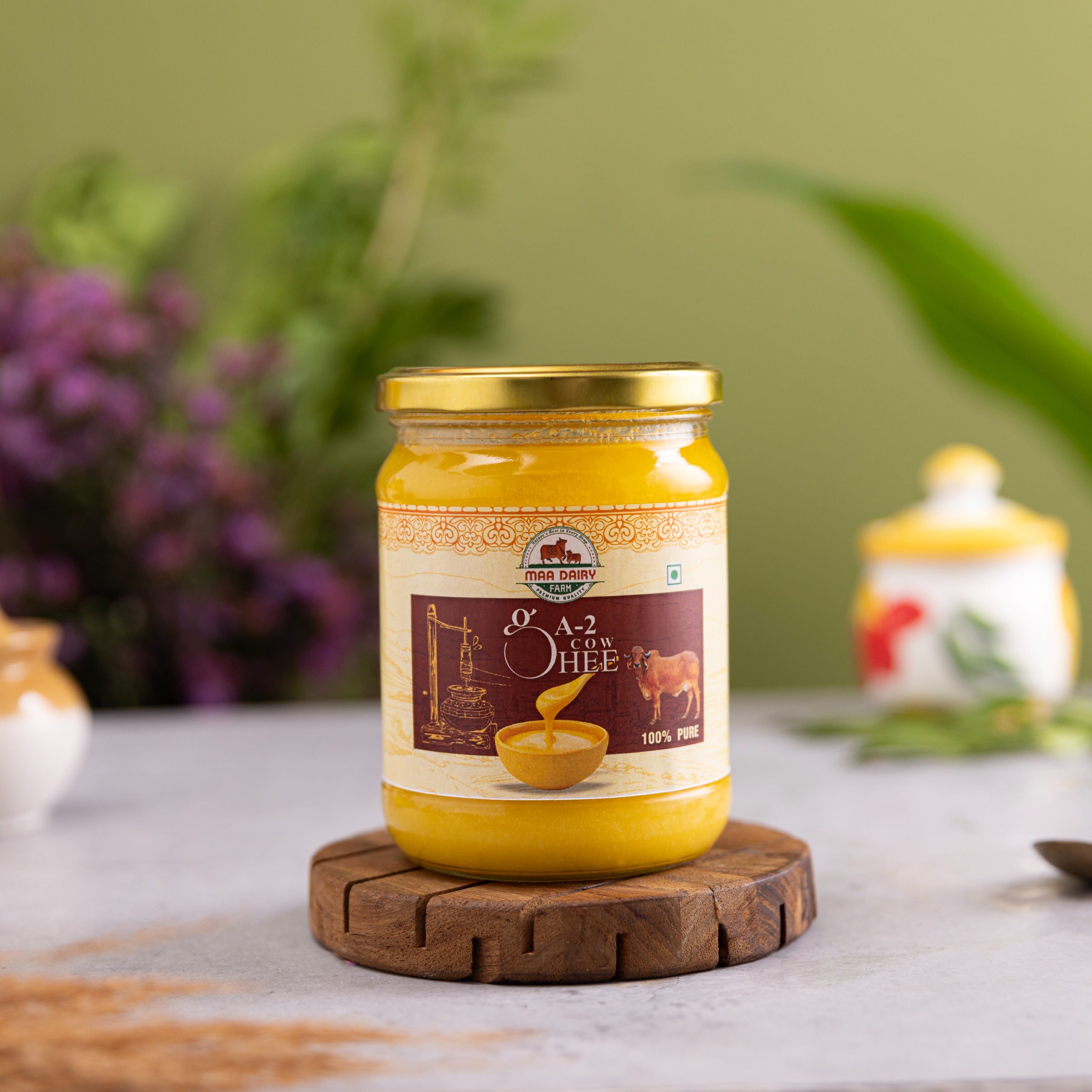 Maa Dairy Farm – A2 Bilona Desi Cow Ghee | 100% Pure & Natural | No Chemicals | Farm-to-Table