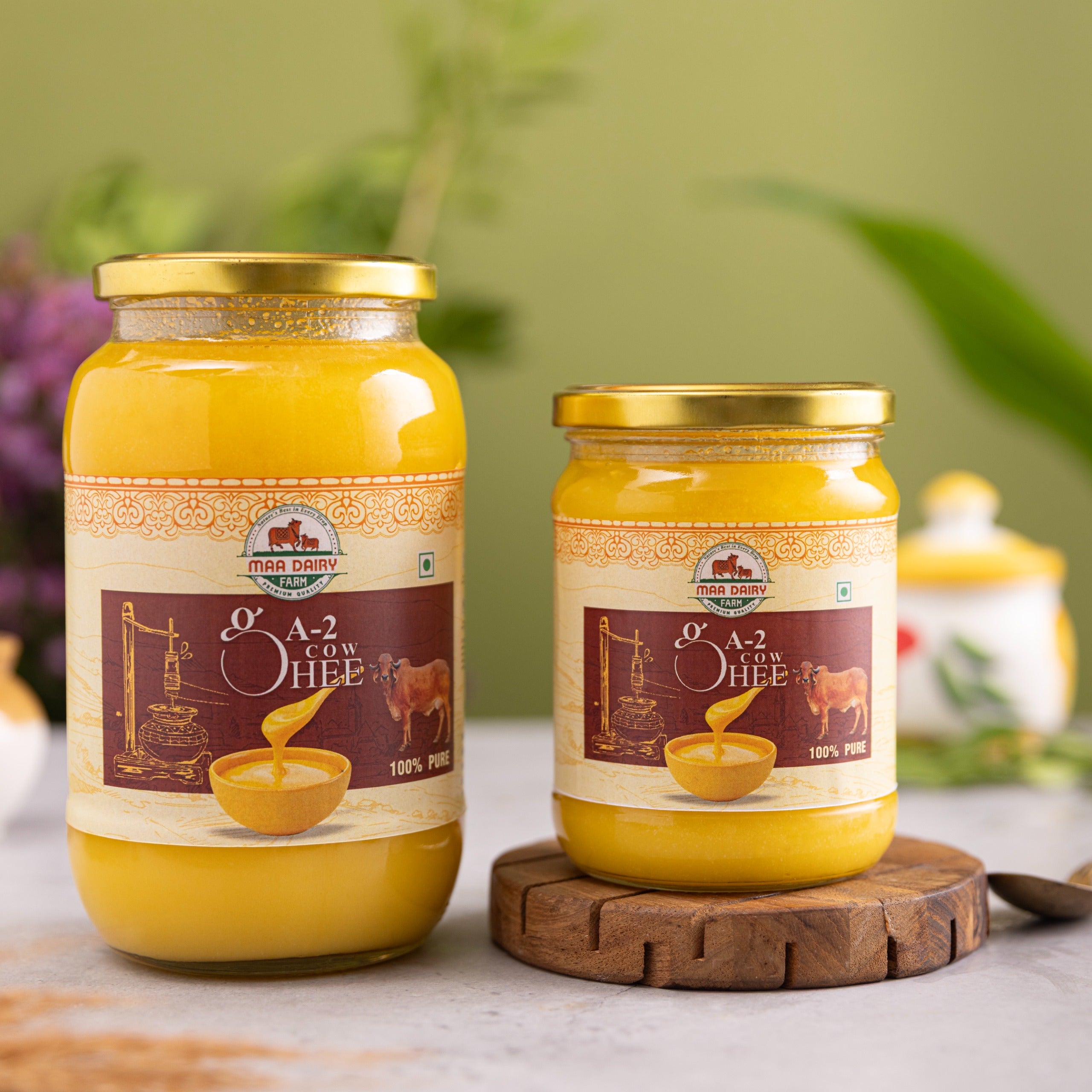 Maa Dairy Farm – A2 Bilona Desi Cow Ghee | 100% Pure & Natural | No Chemicals | Farm-to-Table
